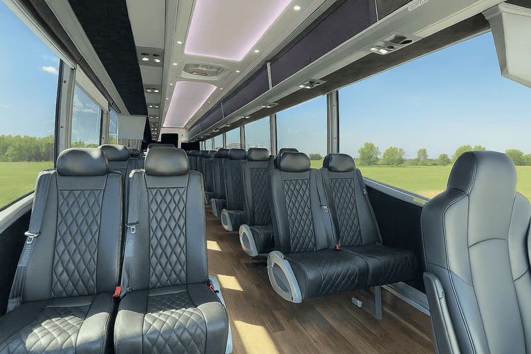 coach bus in Tuscaloosa