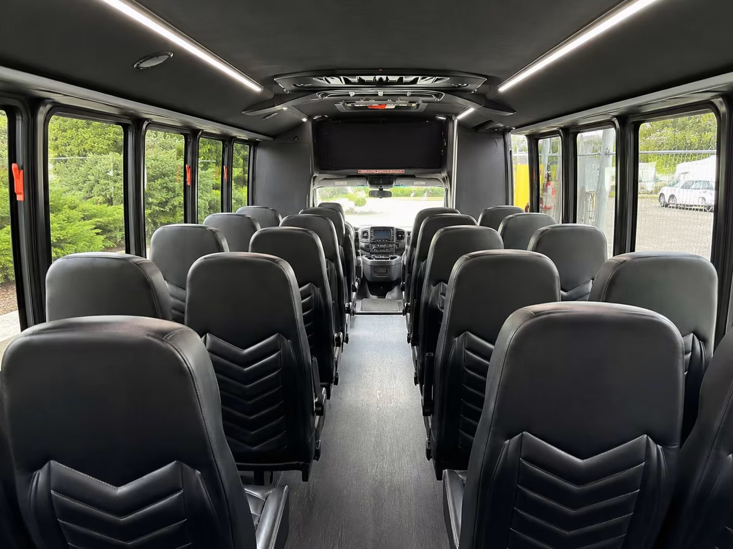 18 passenger minibus inside