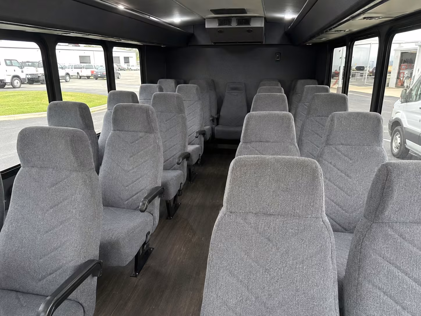 18 passenger minibus interior