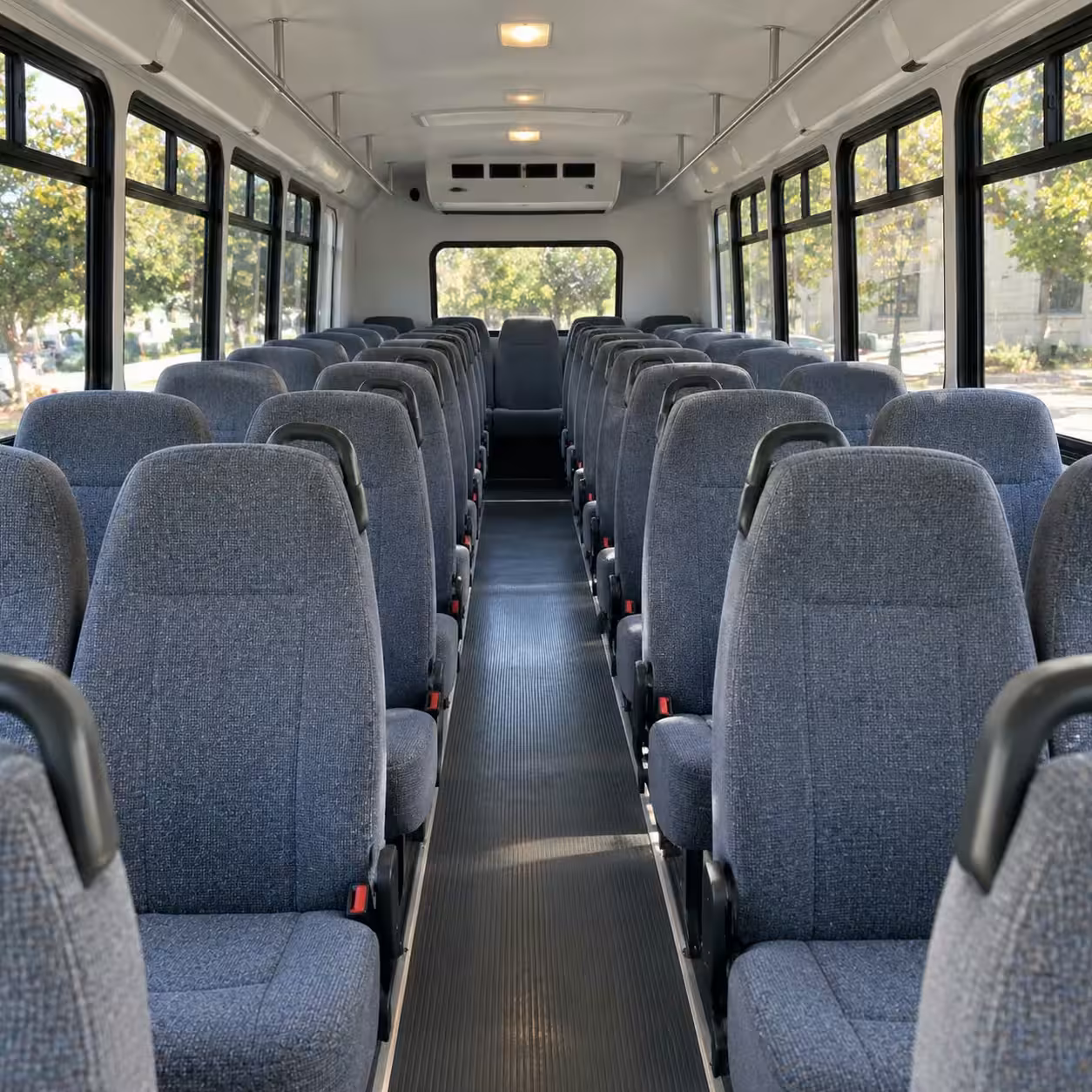 28 passenger minibus interior