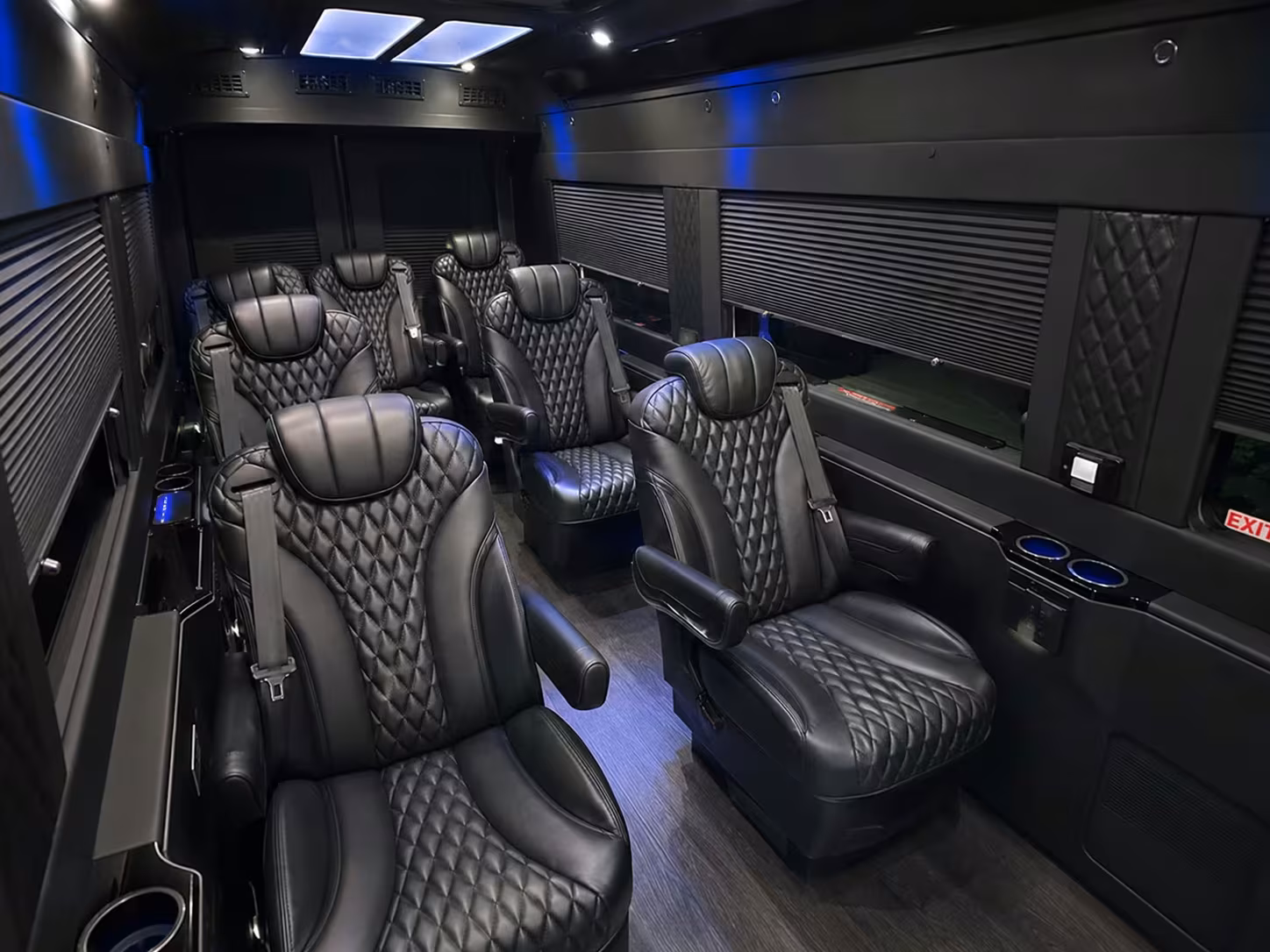 sprinter van with driver inside